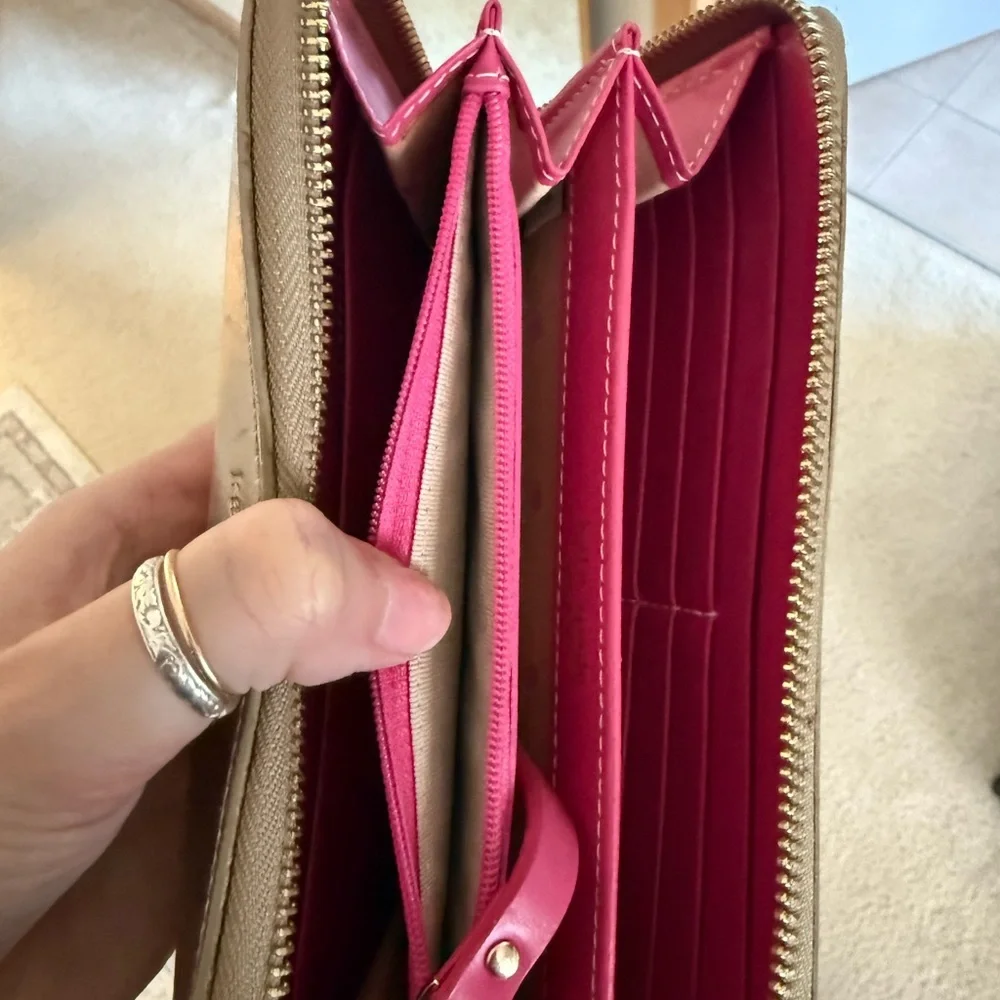 Kate Spade Gold Clutch with Metallic Finish - Picture 4 of 4
